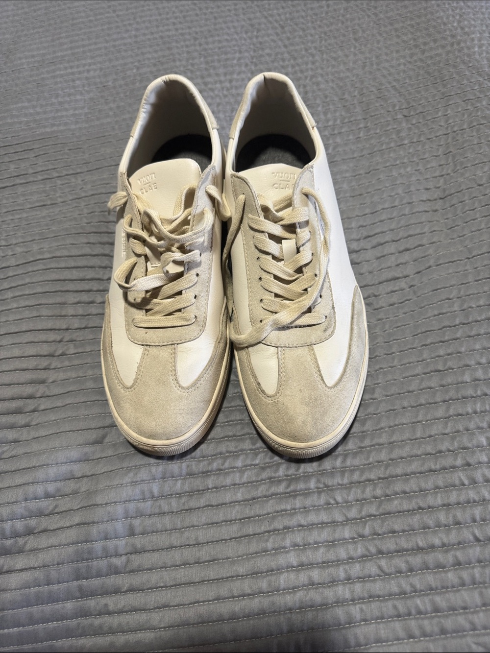 Clae Men's Low-Top Sneakers in Off-White & Beige